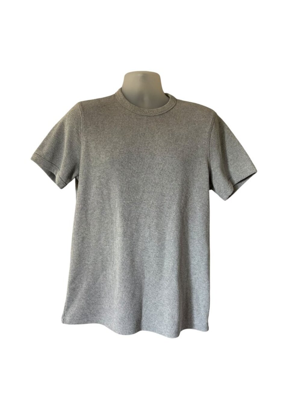 Taylor Stitch Heavy Bag Waffle Tee Mens Gray Size 42